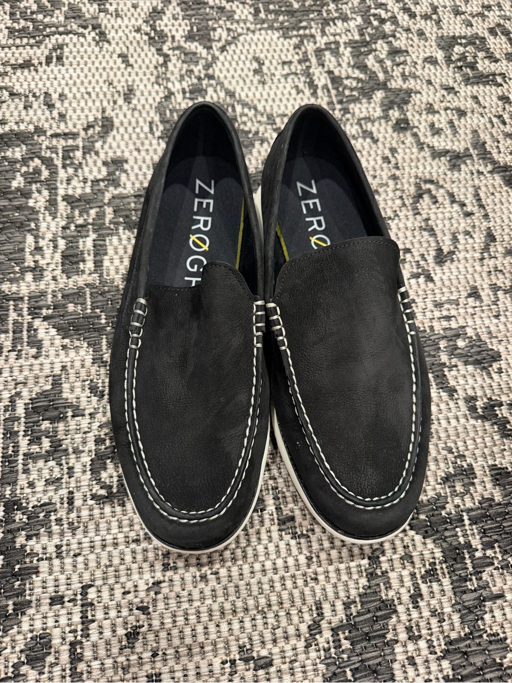 Cole Haan ZeroGrand Black Leather Loafers